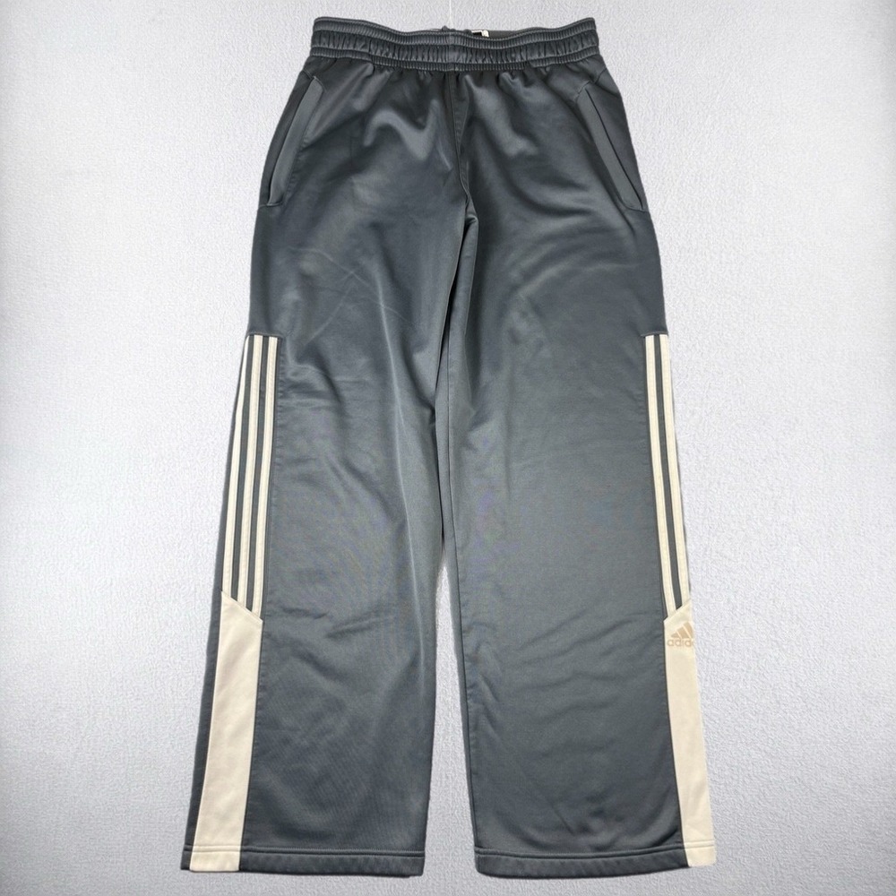 Adidas Track Pants Mens XL Grey NBA Authentic Warm Up Athletic F14NBAP815